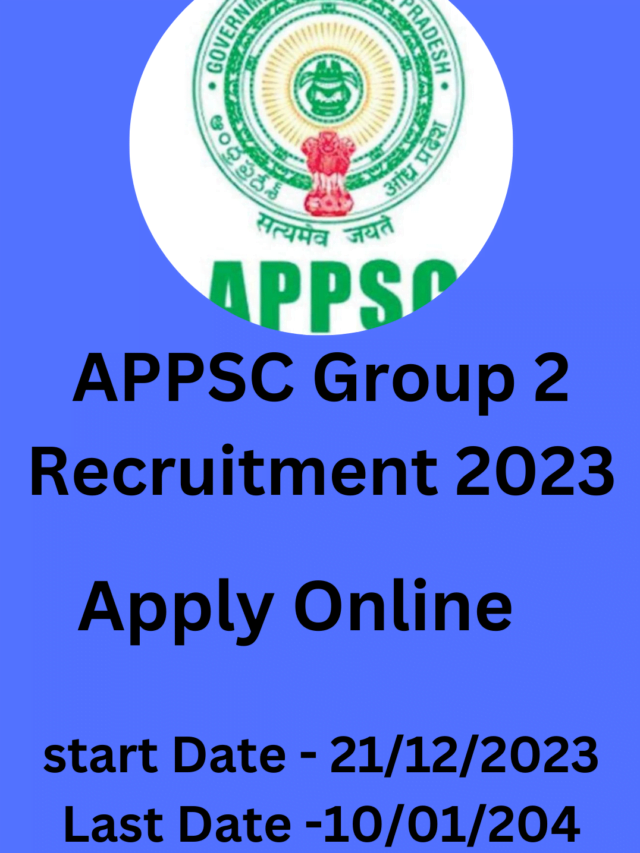 APPSC Group 2 Recruitment 2023 of 897 post for apply online